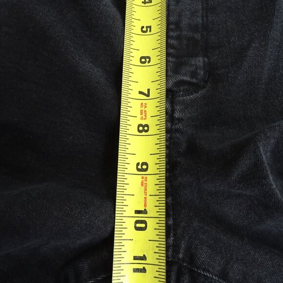 St Johns Bay Skinny Leg Jeans Women Size 14 Black Denim Comfortable Stretch - Picture 10 of 10